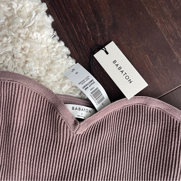Babaton Sculpt Knit Sweetheart Tube Top - Deep Taupe - Picture 3 of 3